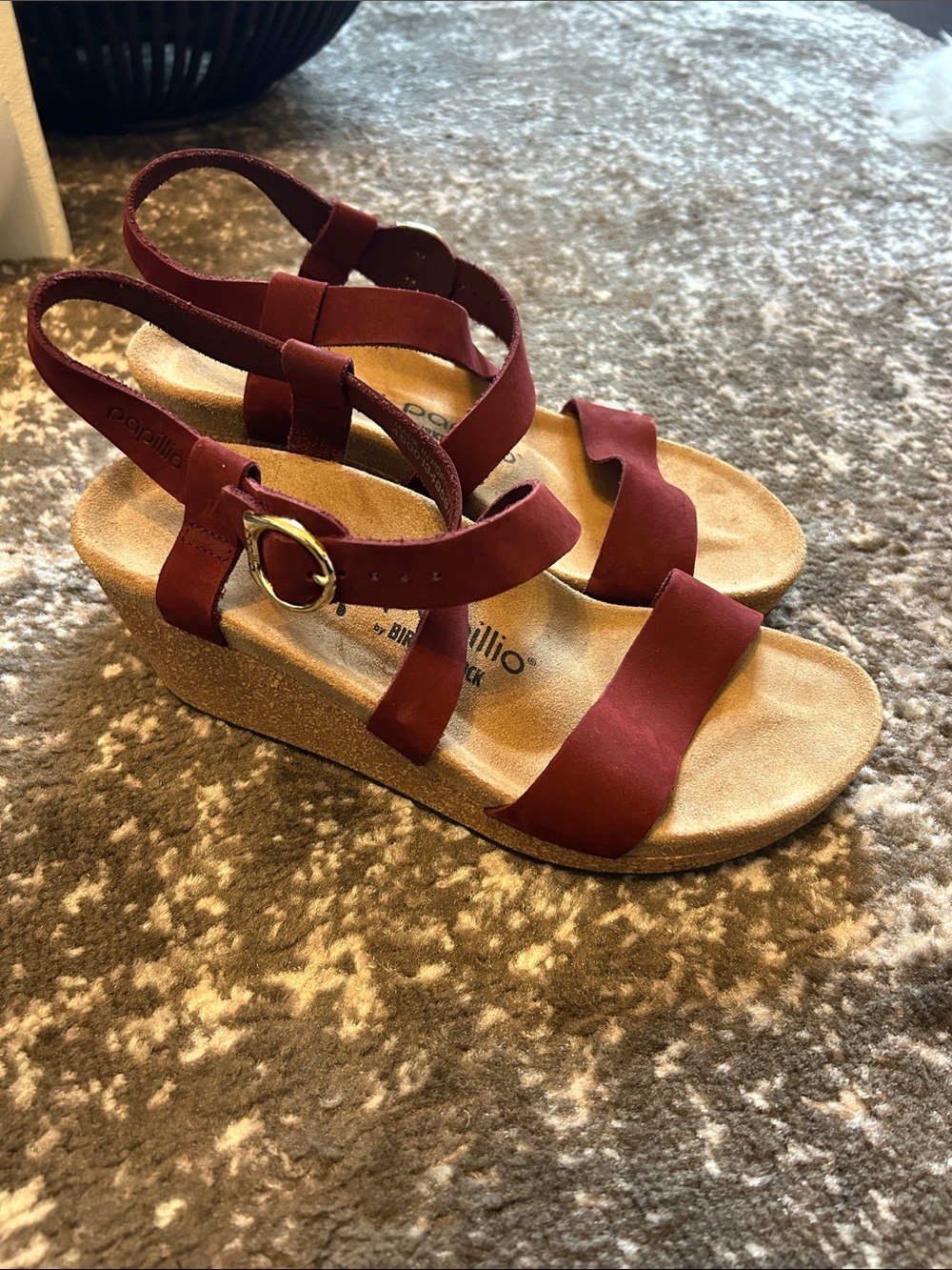 Papillio by Birkenstock Wedge Sandals size 39 like new